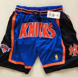 NBA New York Knicks 1996-97 Just Don shorts Bleu